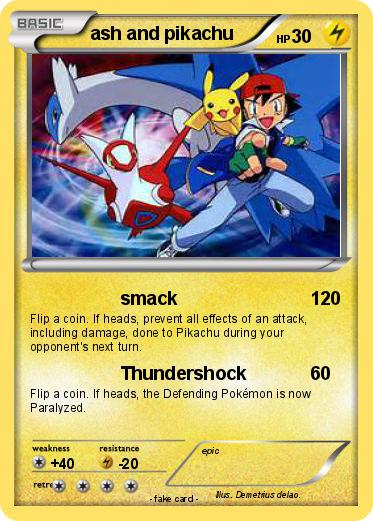 Pokemon ash and pikachu