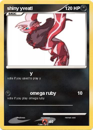 Pokemon shiny yveatl