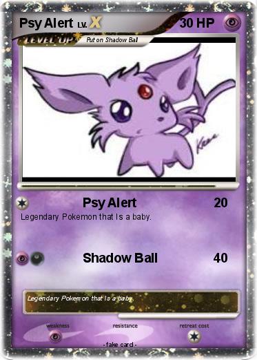 Pokemon Psy Alert