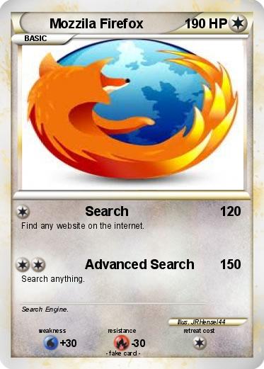 Pokemon Mozzila Firefox