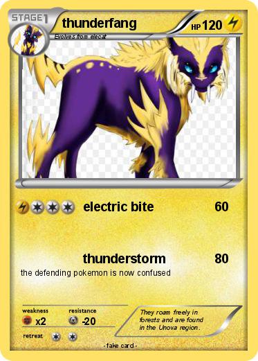 Pokemon thunderfang