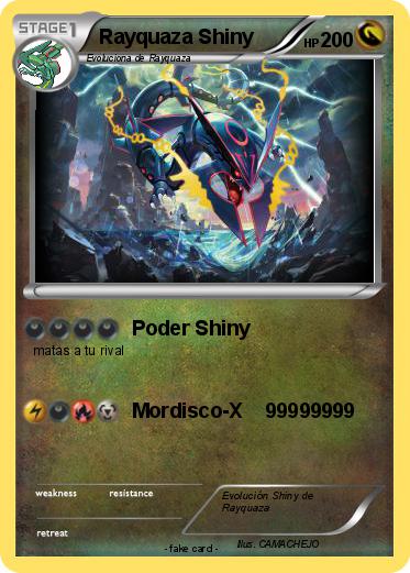 Pokemon Rayquaza Shiny