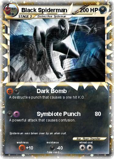 Pokemon Black Spiderman