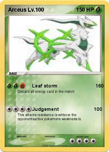 Pokemon Arceus Lv.100
