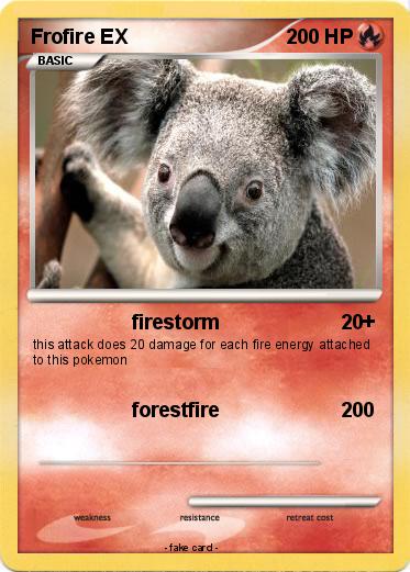 Pokemon Frofire EX