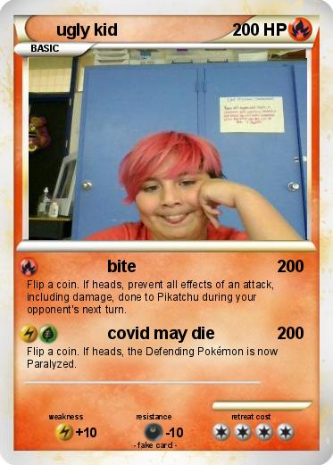 Pokemon ugly kid
