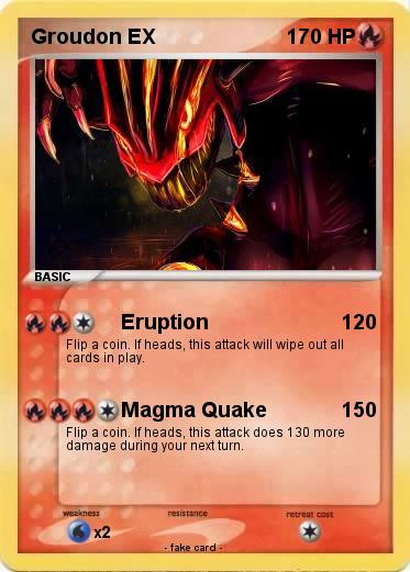 Pokemon Groudon EX