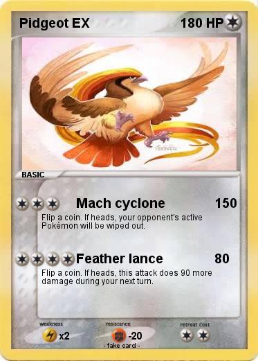 Pokemon Pidgeot EX