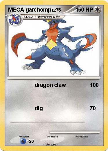 Pokemon MEGA garchomp