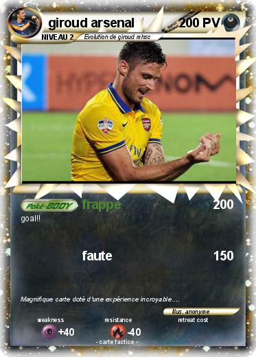 Pokemon giroud arsenal
