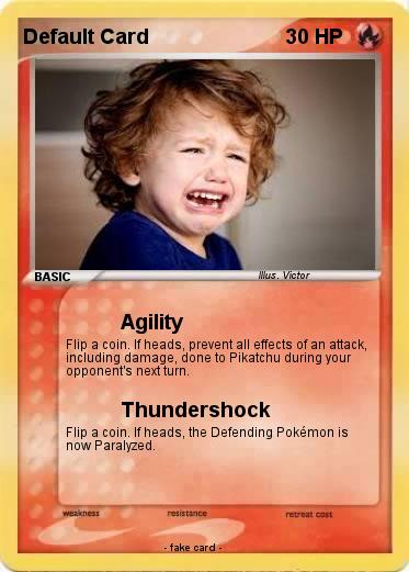 Pokemon Default Card