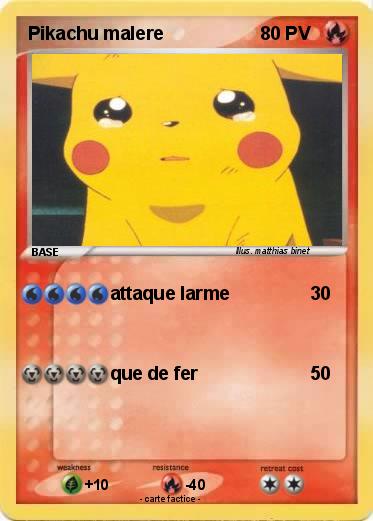 Pokemon Pikachu malere