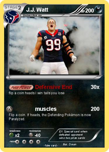 Pokemon J.J. Watt