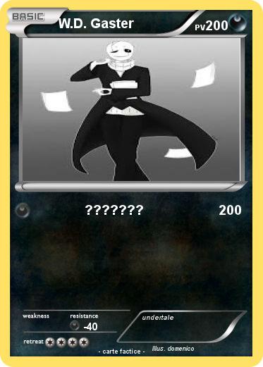 Pokemon W.D. Gaster
