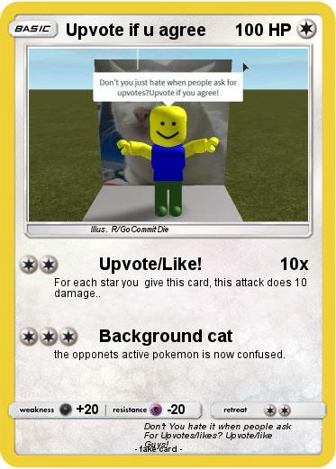Pokemon Upvote if u agree