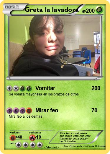 Pokemon Greta la lavadora
