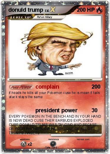 Pokemon donuld trump