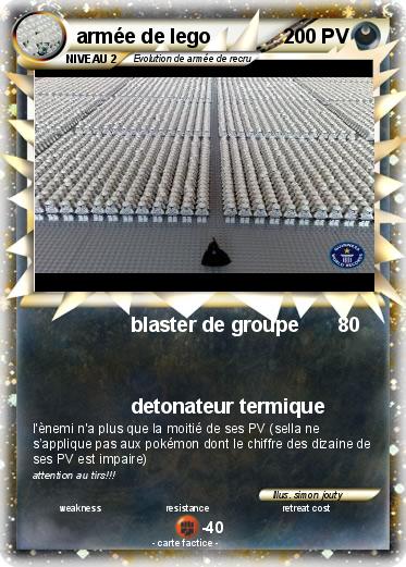 Pokemon armée de lego