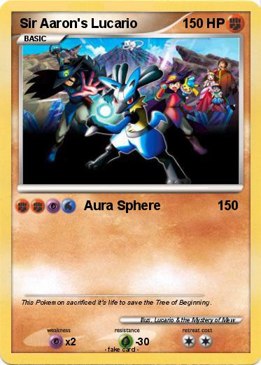 Pokemon Sir Aaron's Lucario
