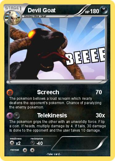 Pokemon Devil Goat