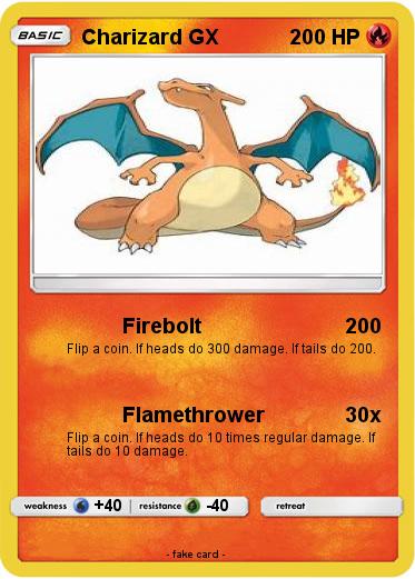 Pokemon Charizard GX