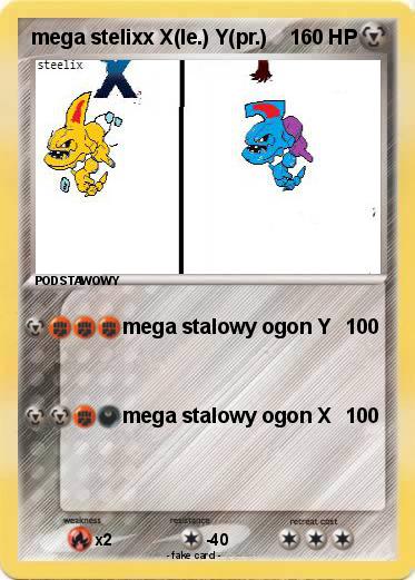 Pokemon mega stelixx X(le.) Y(pr.)