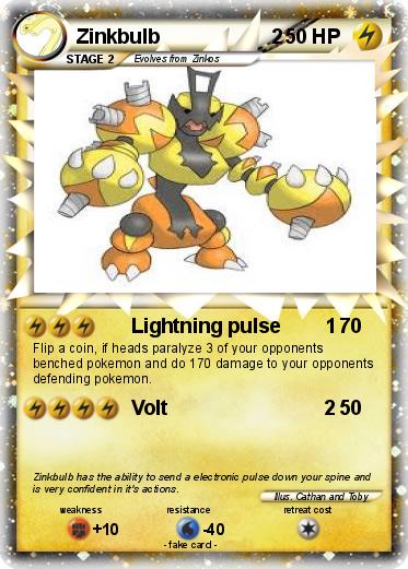 Pokemon Zinkbulb                    2