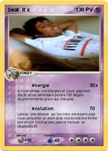 Pokemon beat  it x