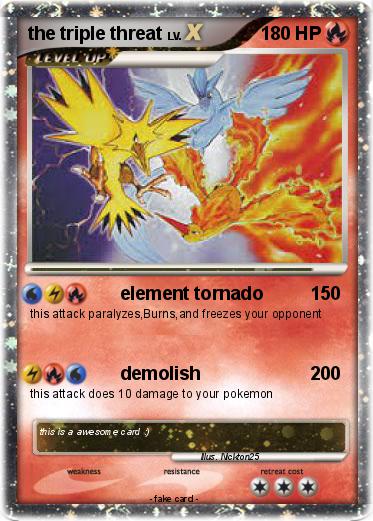 Pokemon the triple threat