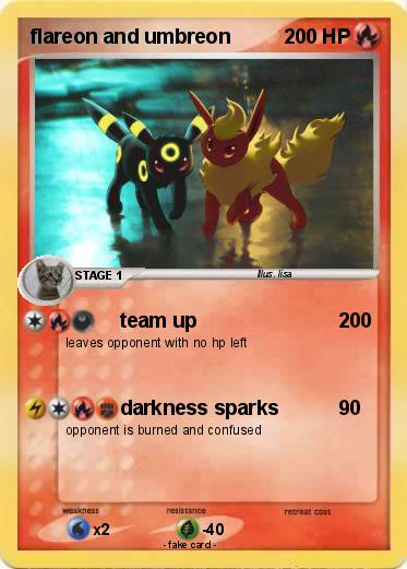 Pokemon flareon and umbreon