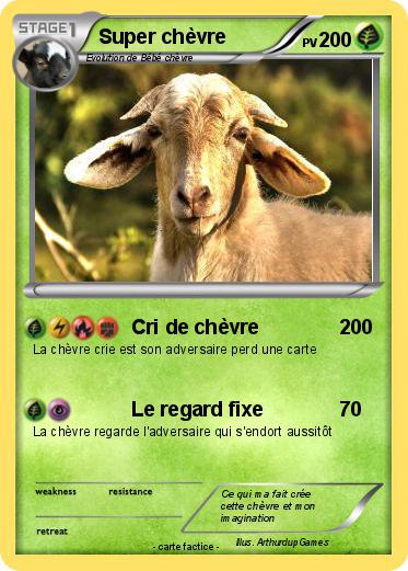 Pokemon Super chèvre