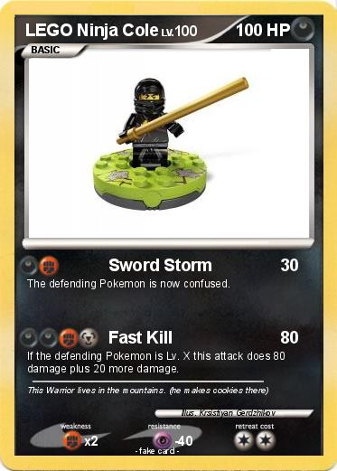 Pokemon LEGO Ninja Cole