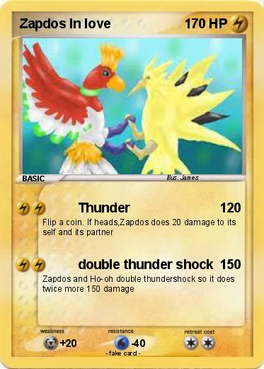Pokemon Zapdos In love
