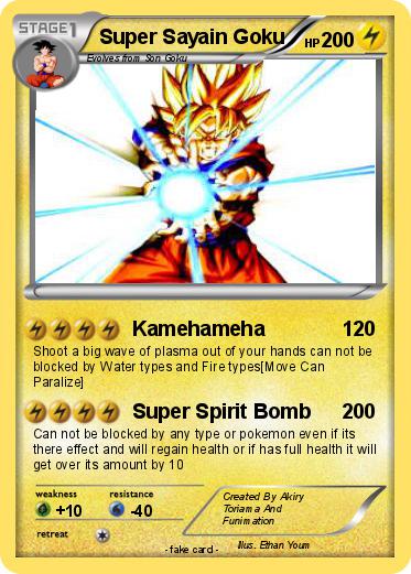 Pokemon Super Sayain Goku