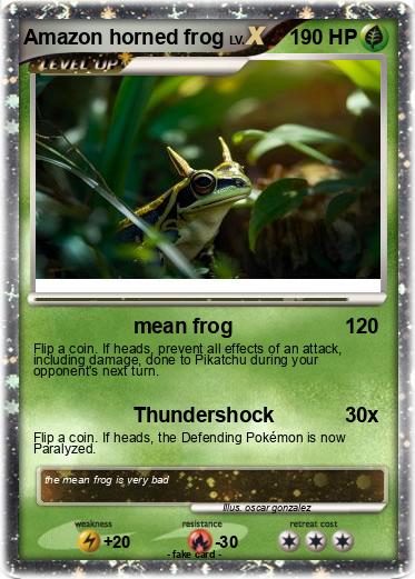 Pokemon Amazon horned frog