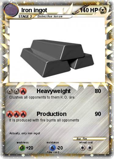 Pokemon Iron ingot
