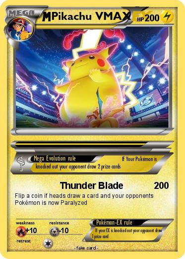 Pokemon Pikachu VMAX