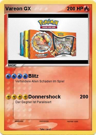 Pokemon Vareon GX