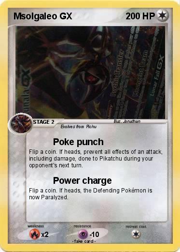 Pokemon Msolgaleo GX