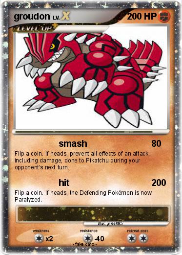 Pokemon groudon