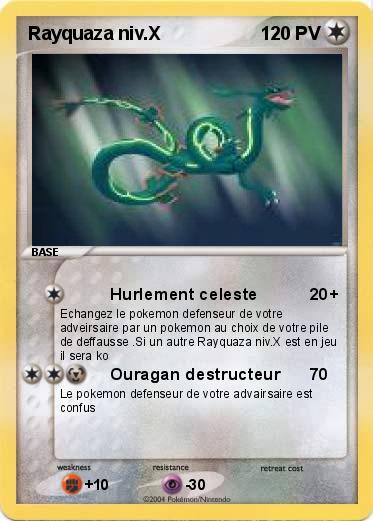 Pokemon Rayquaza niv.X