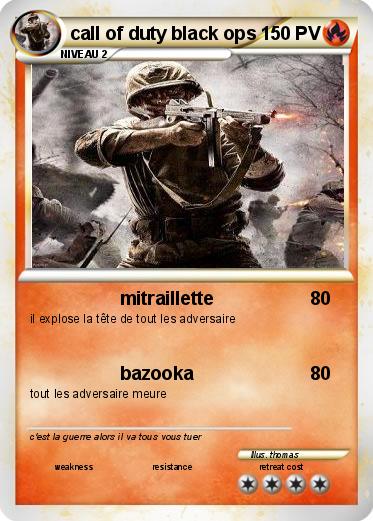 Pokemon call of duty black ops