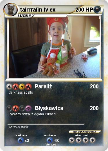 Pokemon tairrrafin lv ex