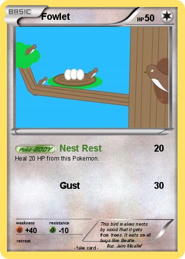 Pokemon Fowlet