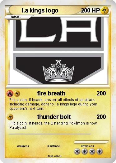 Pokemon l.a kings logo