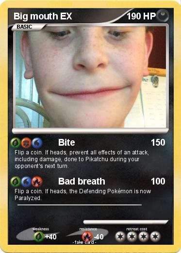 Pokemon Big mouth EX