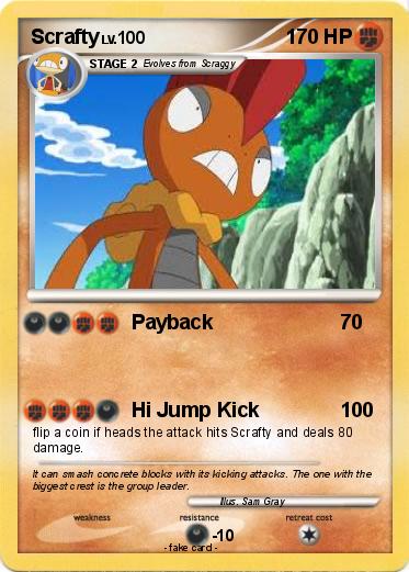 Pokemon Scrafty