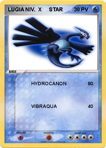 Pokemon LUGIA NIV.  X     STAR
