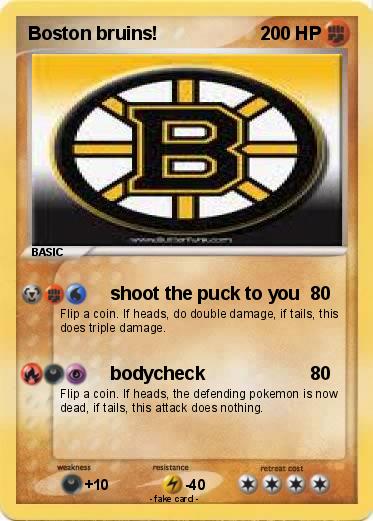 Pokemon Boston bruins!