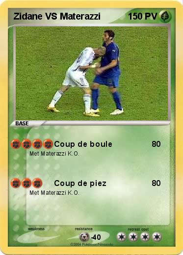 Pokemon Zidane VS Materazzi